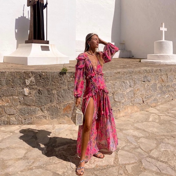 For Love and Lemons Annie Maxi Dress - Picture 8 of 16